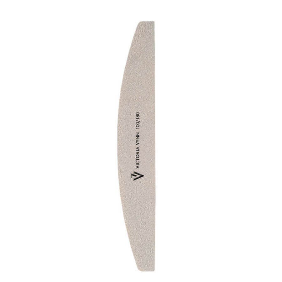 Victoria Vynn Crescent Nail File 100/180 – 1 nail file – product packshot on a white background
