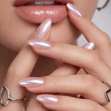 Victoria Vynn Donut Glazed Nail Dust - colour shown on manicured nails