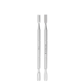Victoria Vynn Double Ended Cuticle Pusher - stainless-steel cuticle pusher with the working tip visible on a white background