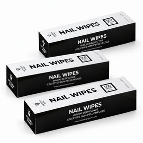 Victoria Vynn Dust-Free Nail Wipes – 3 × 500pcs bundle on a white background