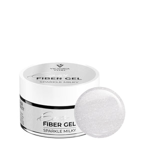 Victoria Vynn Easy Fiber Gel Sparkle Milky - product colour shown on a white background