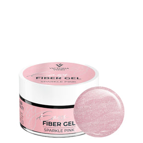 Victoria Vynn Easy Fiber Gel Sparkle Pink - product colour shown on a white background