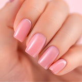 Victoria Vynn Easy Fiber Gel True Natural - colour shown on manicured nails