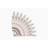 Fan arrangement showing the pack of ten Victoria Vynn French Fighter 80/100 crescent nail files