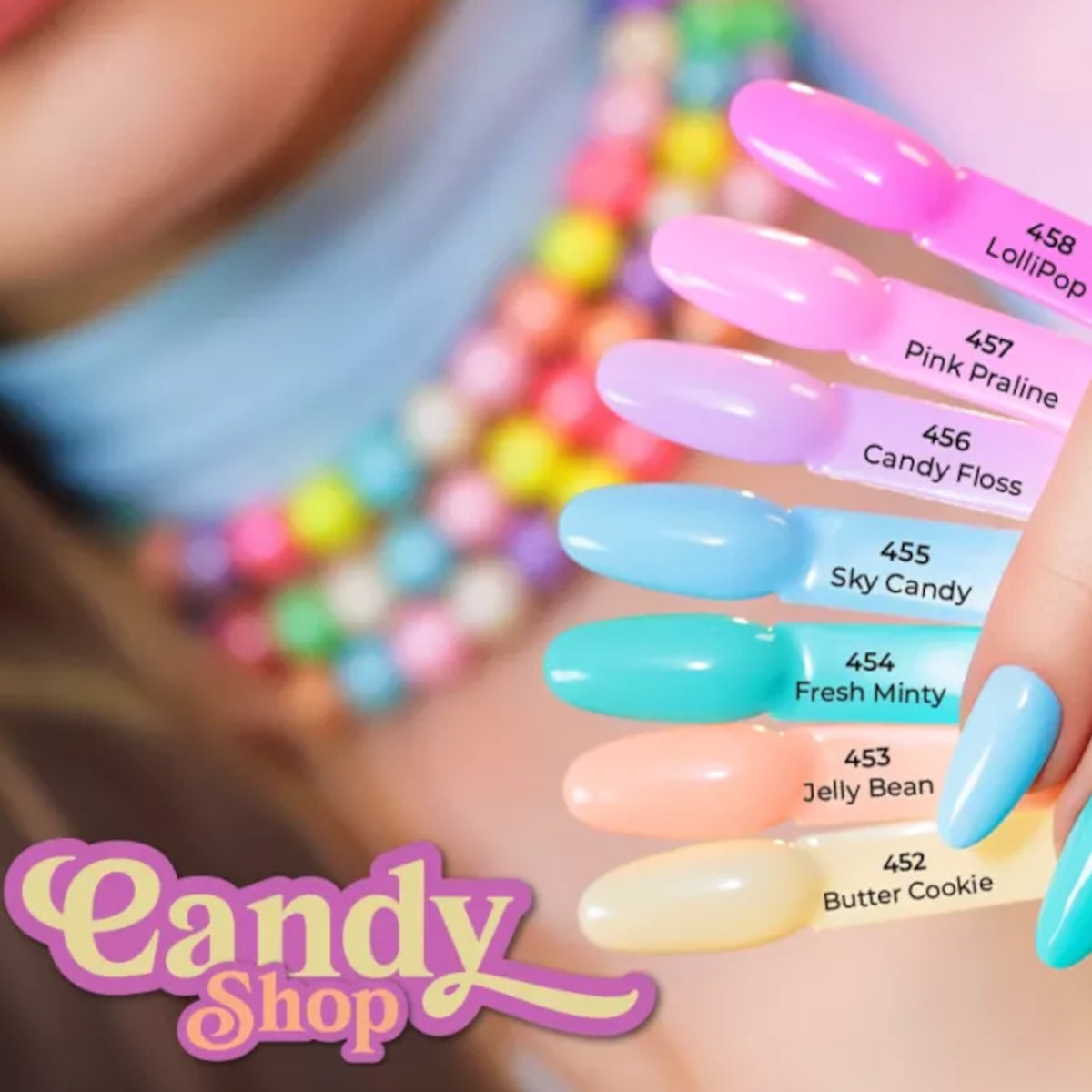 Victoria Vynn Gel Polish Color 452 Butter Cookie - colour shown on manicured nails