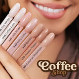 Victoria Vynn Gel Polish Color 445 Flat White - colour shown on manicured nails