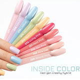 Victoria Vynn Pure Creamy Hybrid Gel 269 Pink Cell - shade swatches shown beside the product