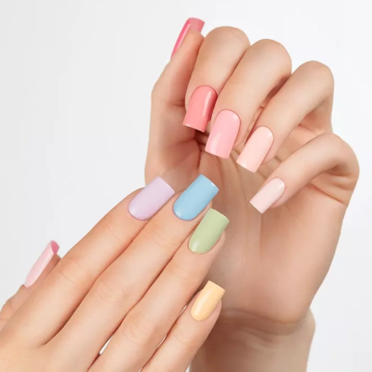 Victoria Vynn Pure Creamy Hybrid Gel 268 Almost Pink - colour shown on manicured nails