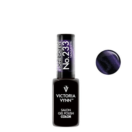 Victoria Vynn Gel Polish Color 233 Cat Eye Tanzanite - product colour shown on a white background