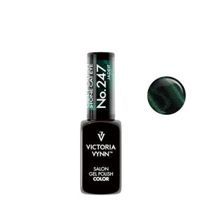 Victoria Vynn Gel Polish Color 247 Cat Eye Jadeit - product colour shown on a white background