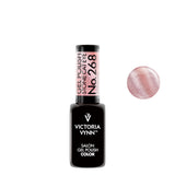 Victoria Vynn Gel Polish Color 268 Cat Eye Rose Quartz - product colour shown on a white background
