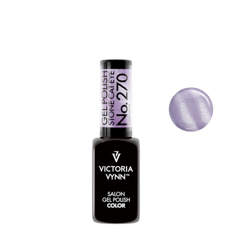 Victoria Vynn Gel Polish Color 270 Cat Eye Amethyst - product colour shown on a white background