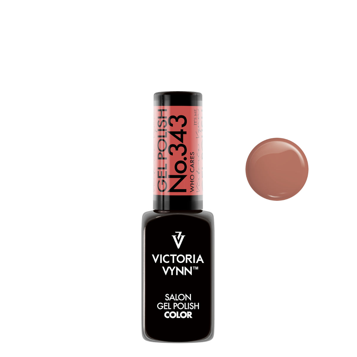 Victoria Vynn Gel Polish Color 343 Who Cares (EXP 11/2026) - product colour shown on a white background