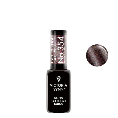 Victoria Vynn Gel Polish Color 354 Cat Eye Aurora Shine - product colour shown on a white background