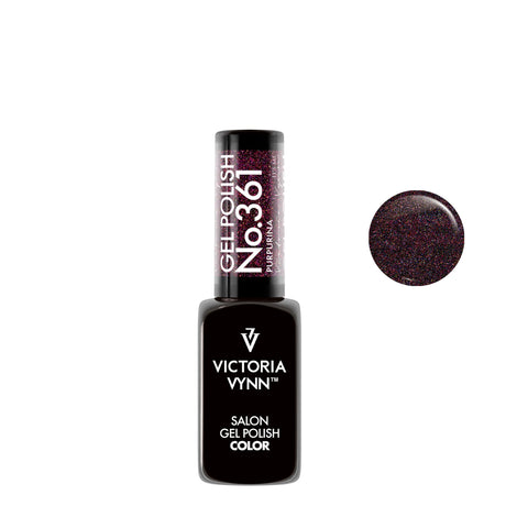 Victoria Vynn Gel Polish Color 361 Purpurina - product colour shown on a white background