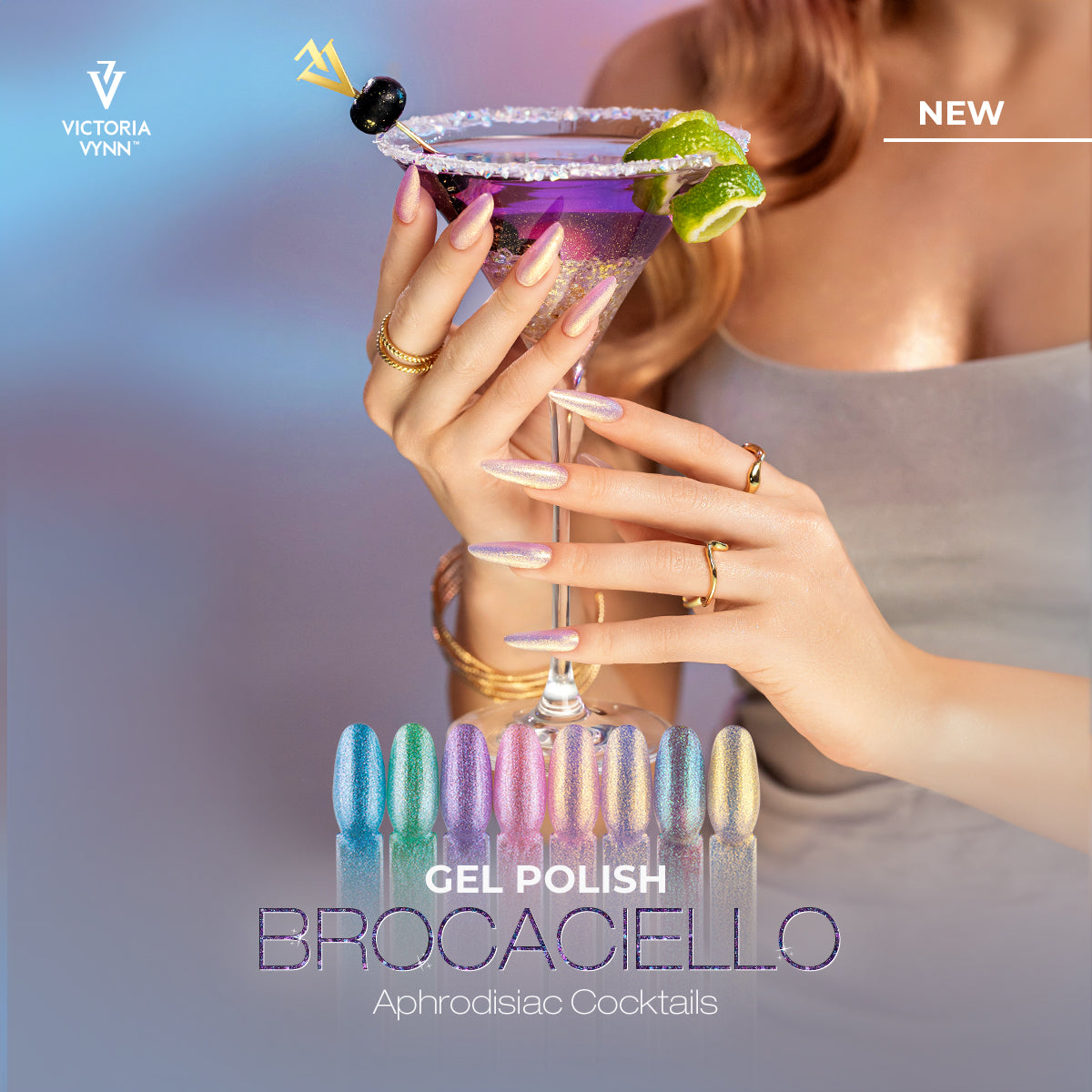 Victoria Vynn Gel Polish Color 370 Donna - colour shown on manicured nails