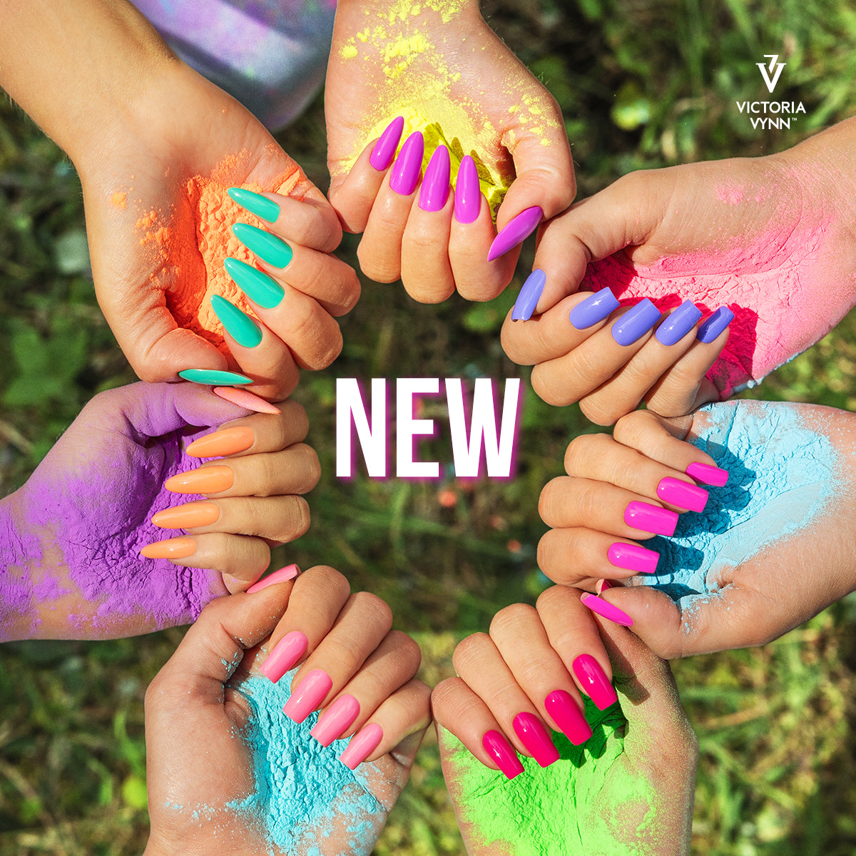 Victoria Vynn Gel Polish Color 380 Biforek - colour shown on manicured nails