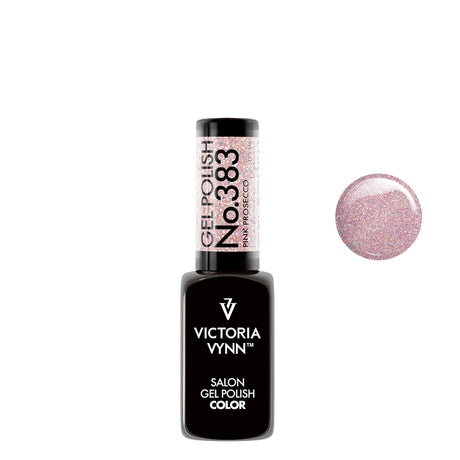 Victoria Vynn Gel Polish Color 383 Pink Prosecco - product colour shown on a white background