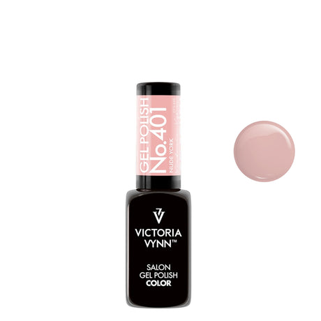 Victoria Vynn Gel Polish Color 401 Nude York - product colour shown on a white background