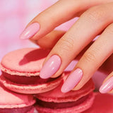 Victoria Vynn Gel Polish Color 425 MacaRose - colour shown on manicured nails
