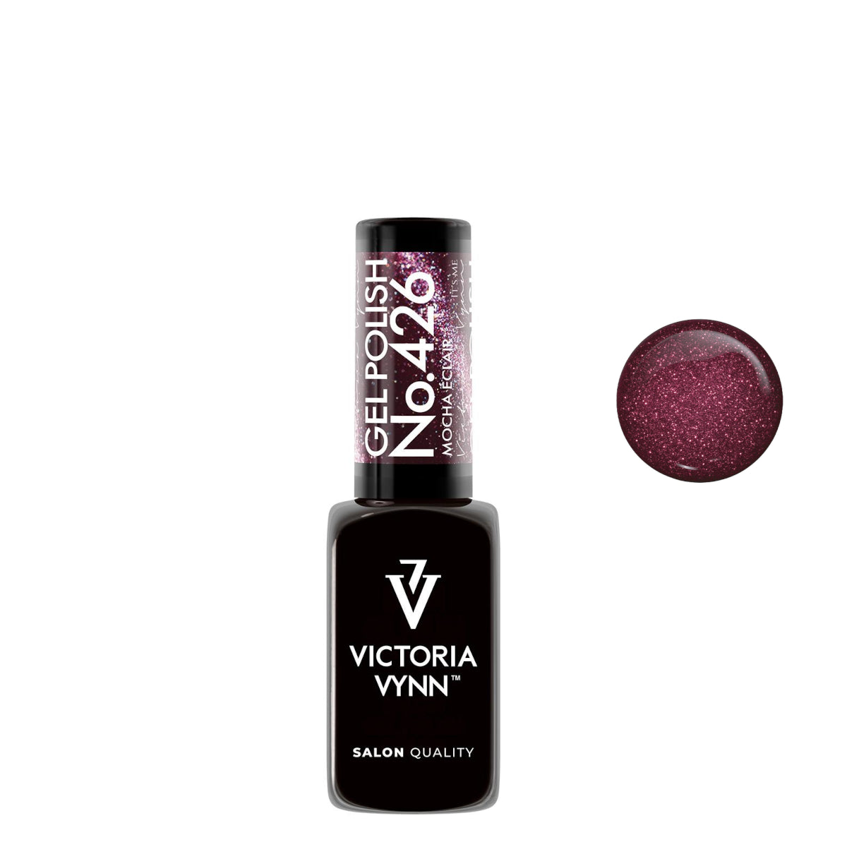 Victoria Vynn Gel Polish Color 426 Mocha Éclair - product colour shown on a white background