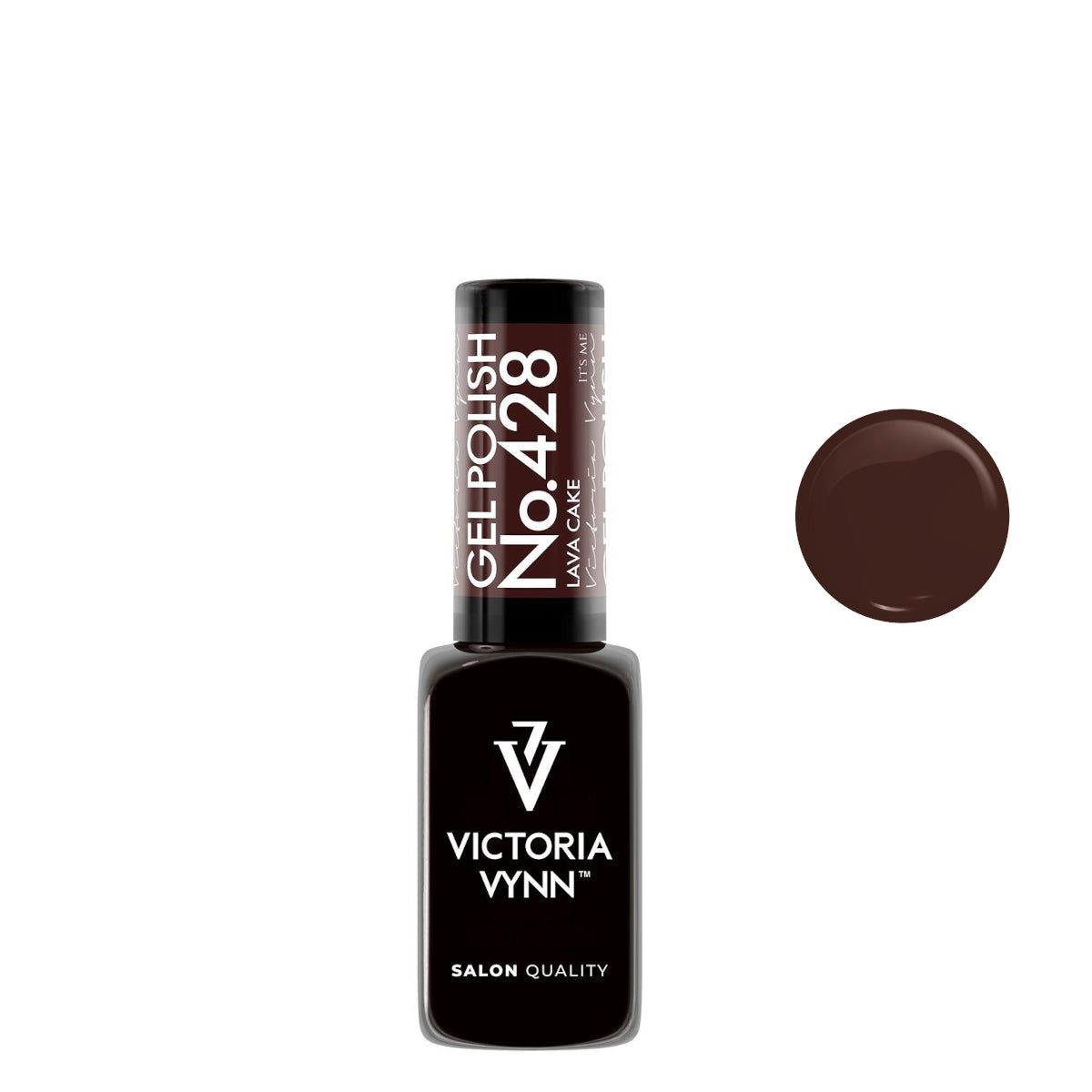Victoria Vynn Gel Polish Color 428 Lava Cake - product colour shown on a white background