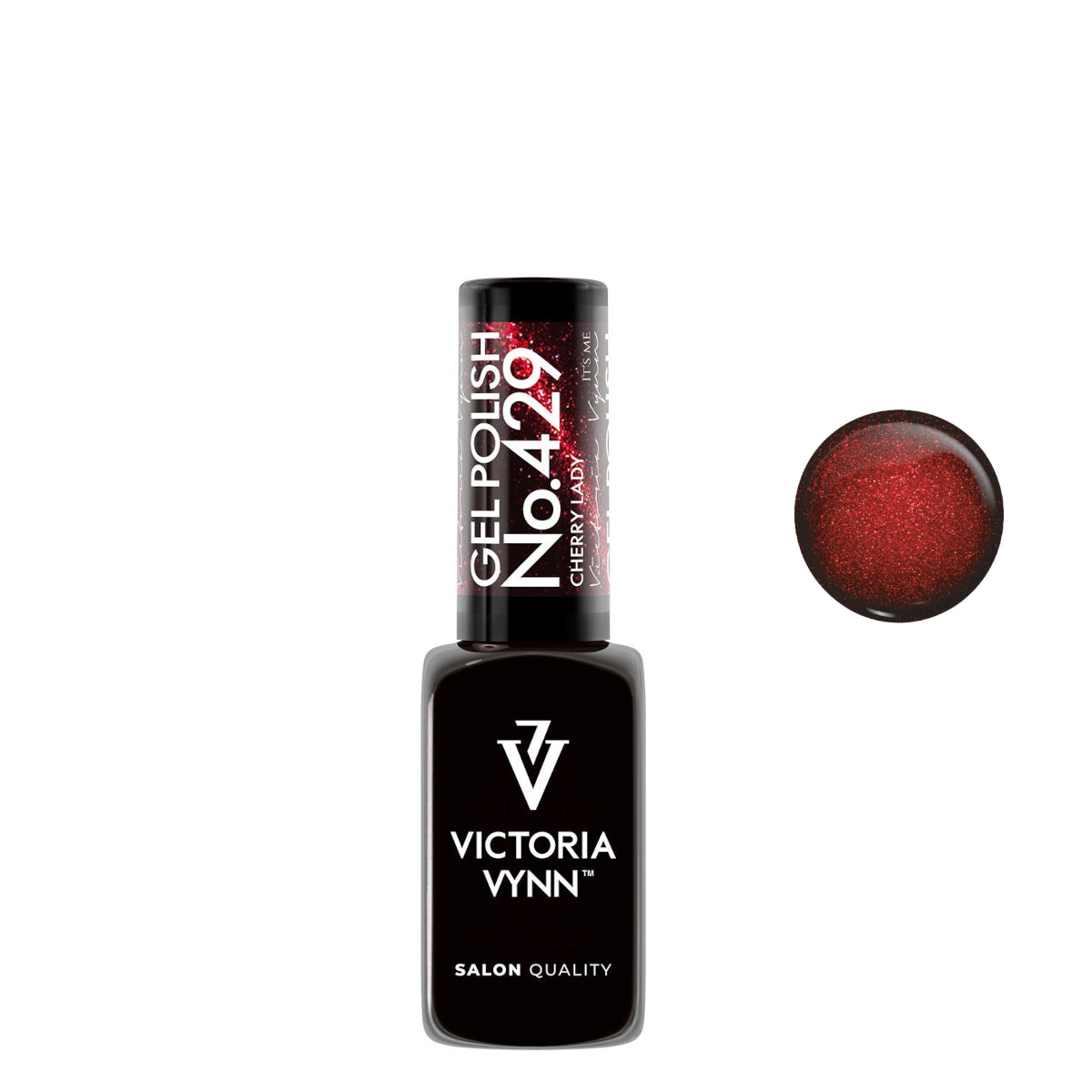 Victoria Vynn Gel Polish Color 429 Cherry Lady - product colour shown on a white background