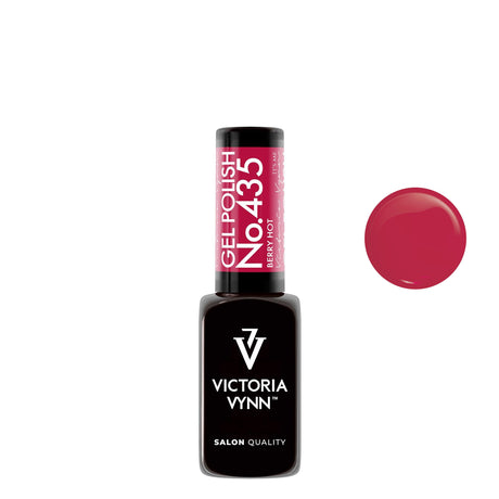 Victoria Vynn Gel Polish Color 435 Berry Hot - product colour shown on a white background