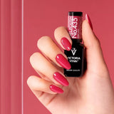 Victoria Vynn Gel Polish Color 435 Berry Hot - colour shown on manicured nails