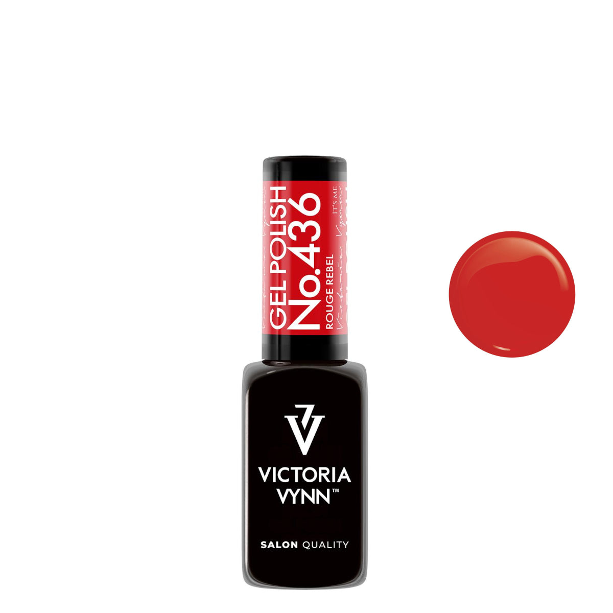 Victoria Vynn Gel Polish Color 436 Rouge Rebel - product colour shown on a white background