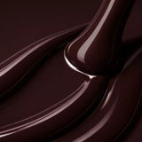 Victoria Vynn Gel Polish Color 439 d-Ark Red - product colour and packaging on a dark background