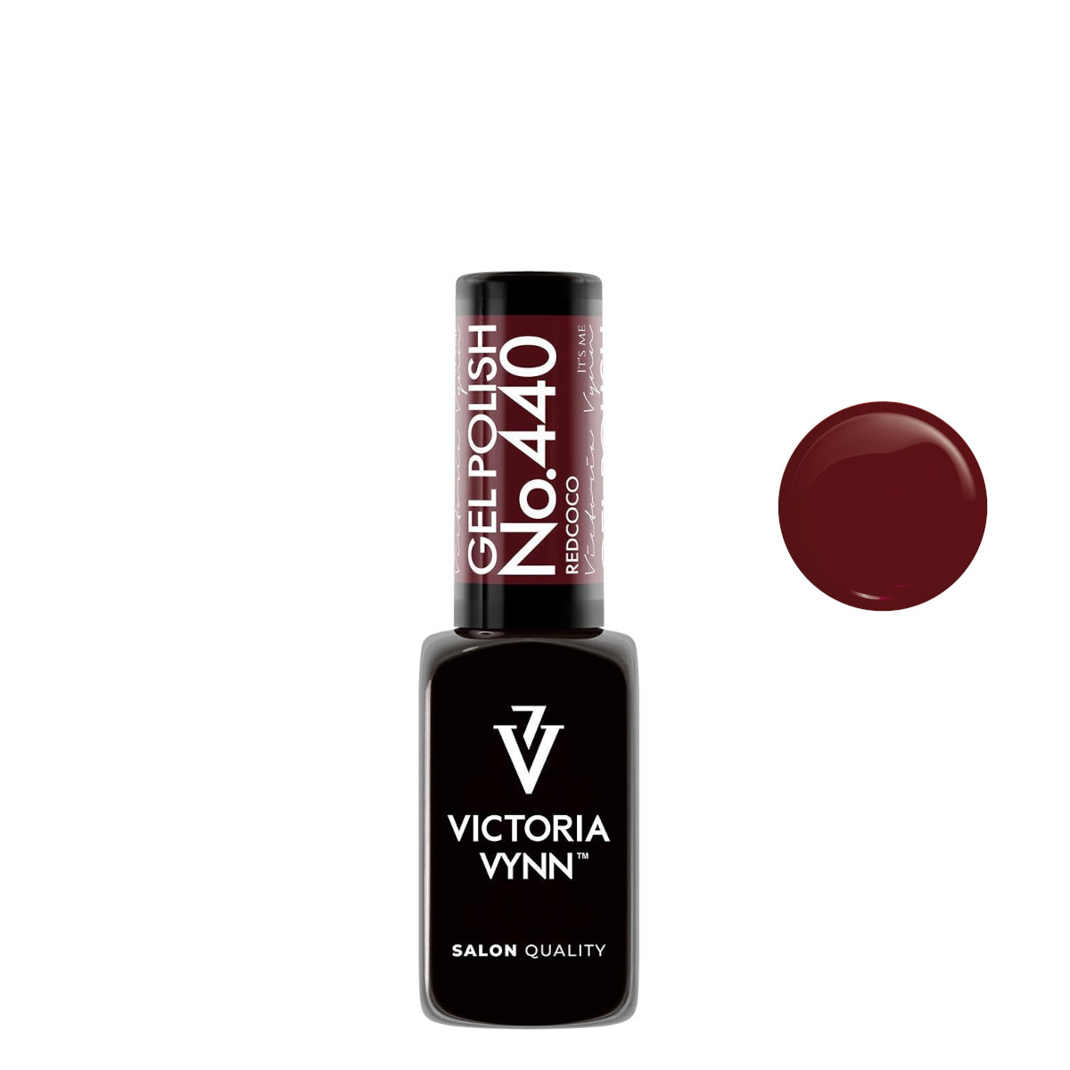 Victoria Vynn Gel Polish Color 440 Redcoco - product colour shown on a white background
