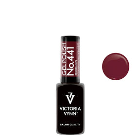 Victoria Vynn Gel Polish Color 441 Redbellion - product colour shown on a white background