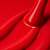 Victoria Vynn Gel Polish Color 443 Timeless Red - product colour and packaging on a dark background