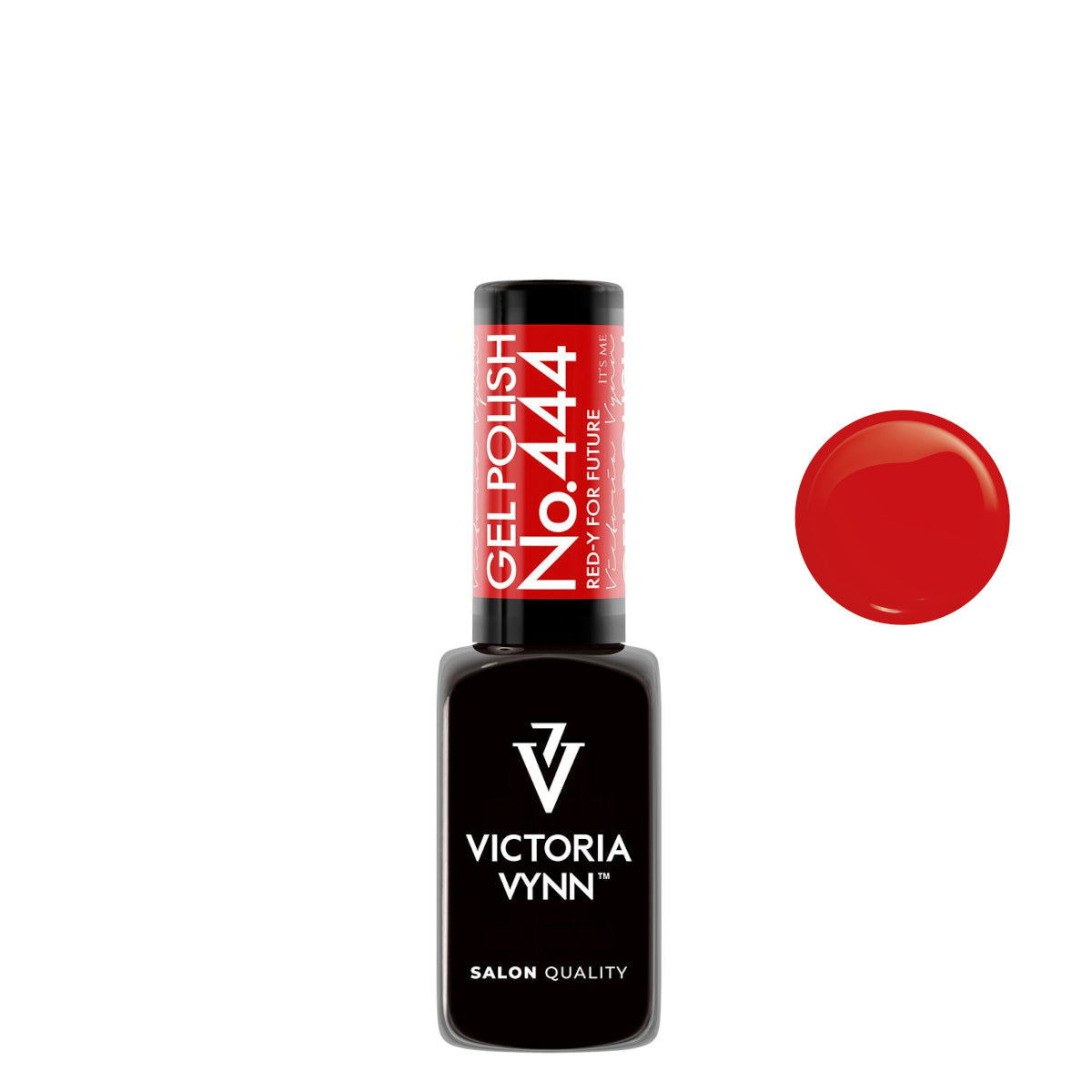 Victoria Vynn Gel Polish Color 444 Red-y for Future – product packshot on a white background
