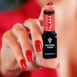 Victoria Vynn Gel Polish Color 444 Red-y for Future - colour shown on manicured nails