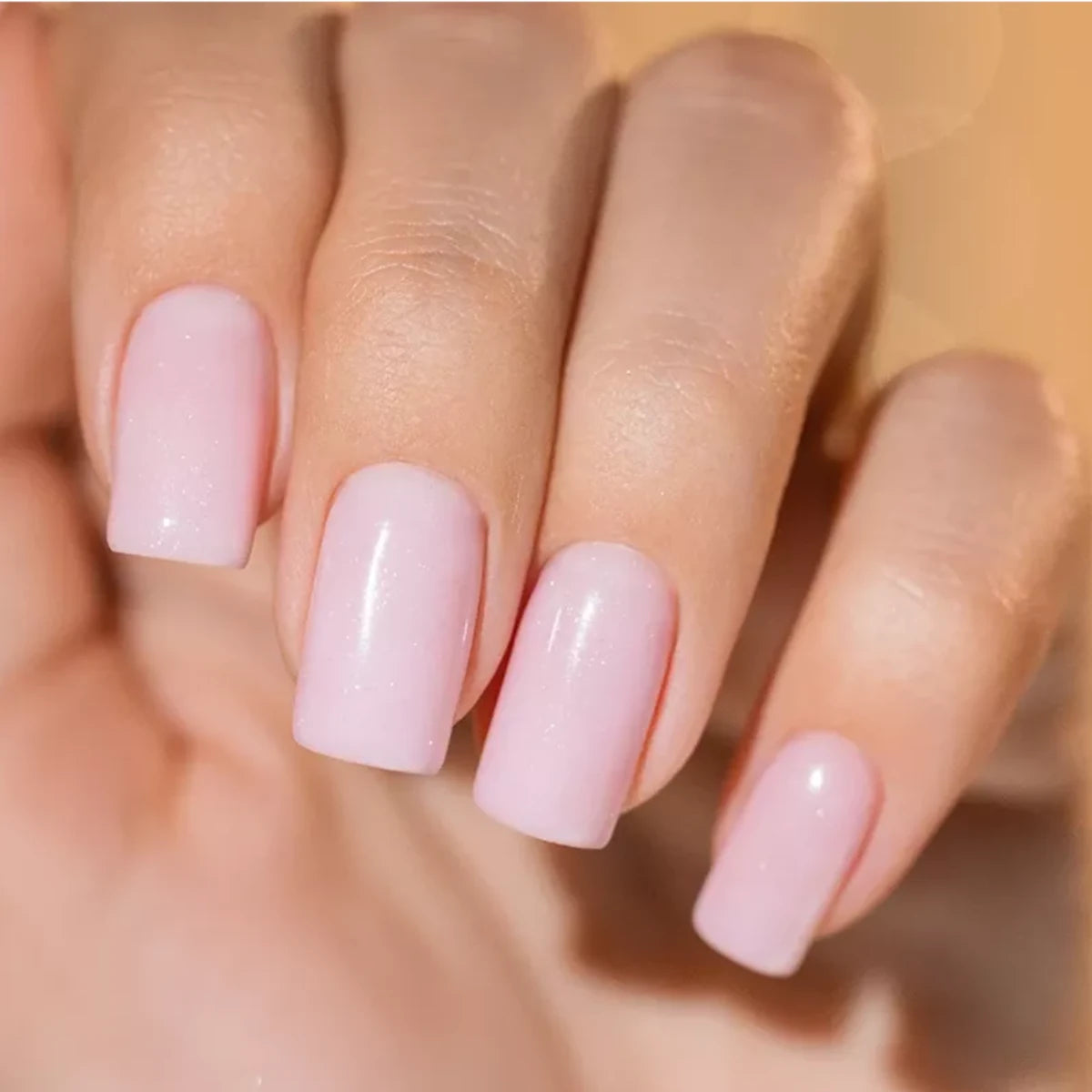 Victoria Vynn Gel Polish Color 462 Sparkle Toast - colour shown on manicured nails