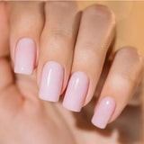 Victoria Vynn Gel Polish Color 462 Sparkle Toast - colour shown on manicured nails