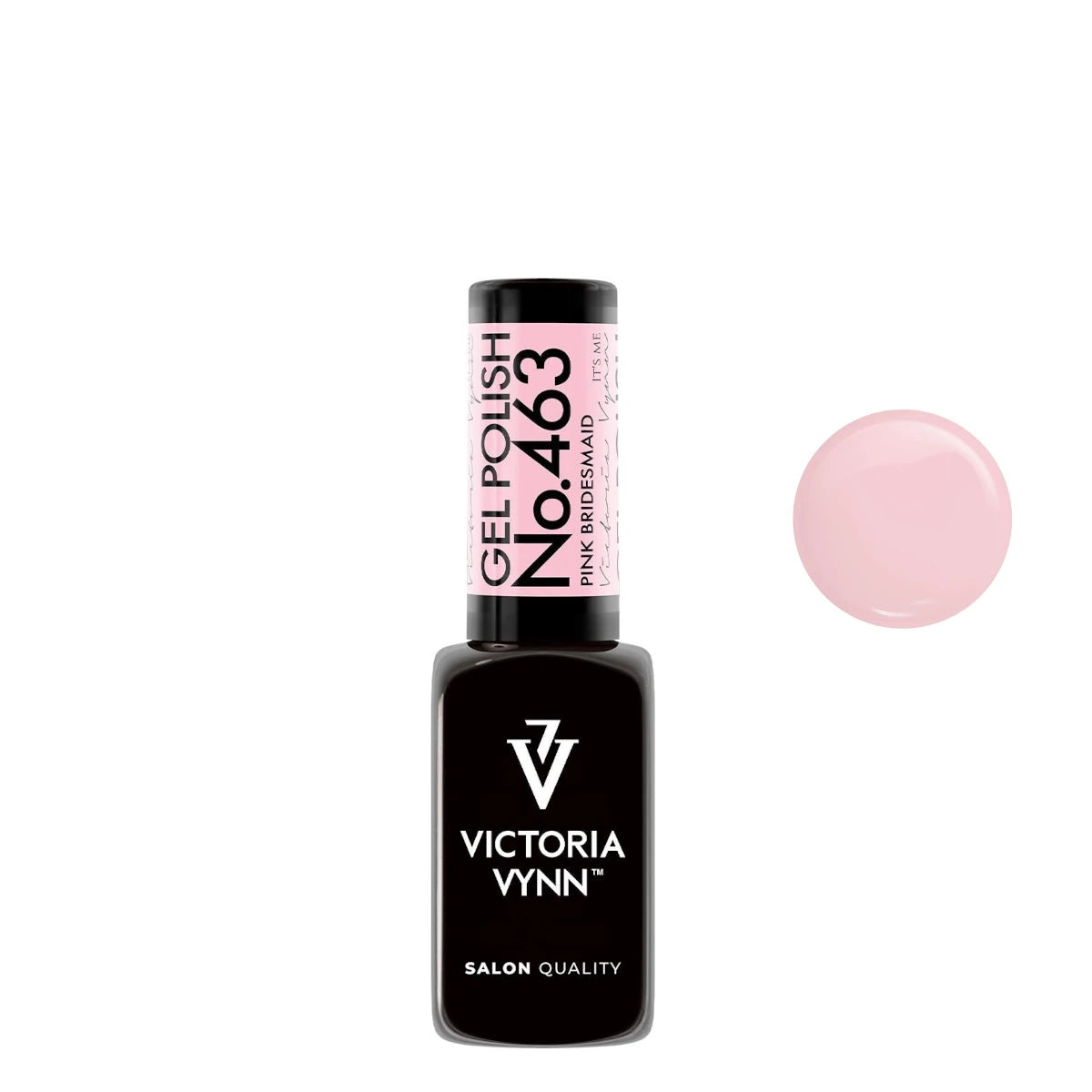 Victoria Vynn Gel Polish Color 463 Pink Bridesmaid - product colour shown on a white background