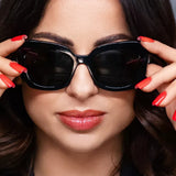 Victoria Vynn Gel Polish Color 466 Devil's Red - colour shown on manicured nails