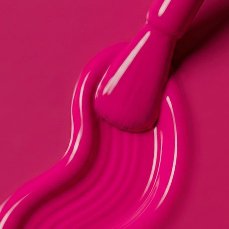 Victoria Vynn Gel Polish Color 471 Addictive P!nk - product colour and packaging on a dark background