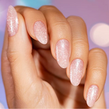 Victoria Vynn Gel Polish Hello Base Aloha Glow - colour shown on manicured nails