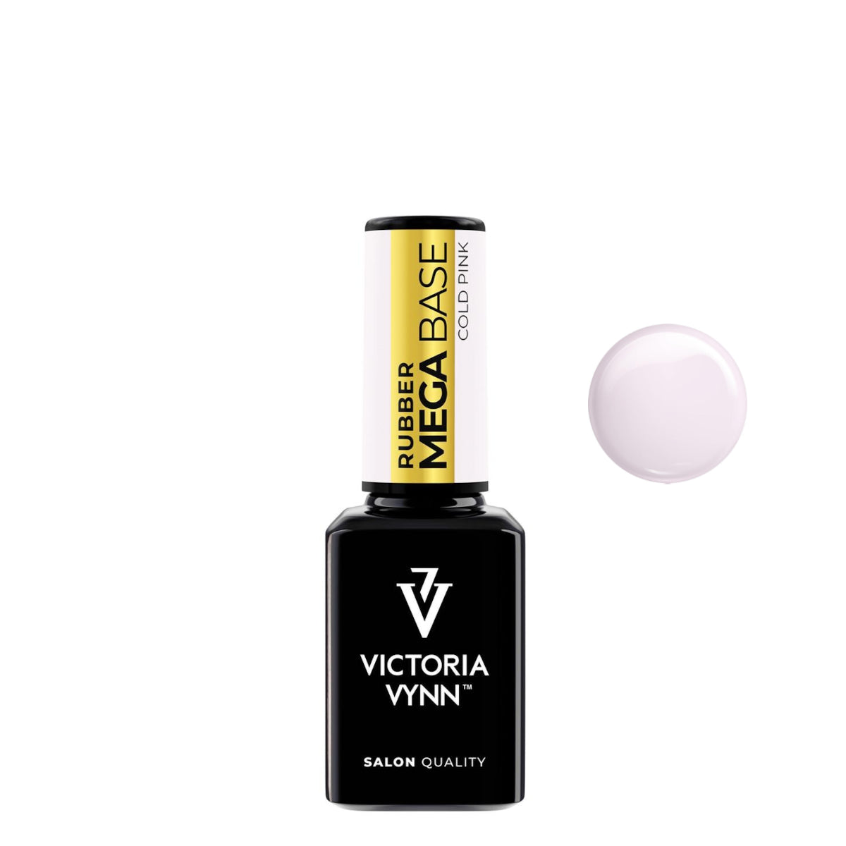 Victoria Vynn Gel Polish Mega Base Cold Pink - 15ml - product colour shown on a white background