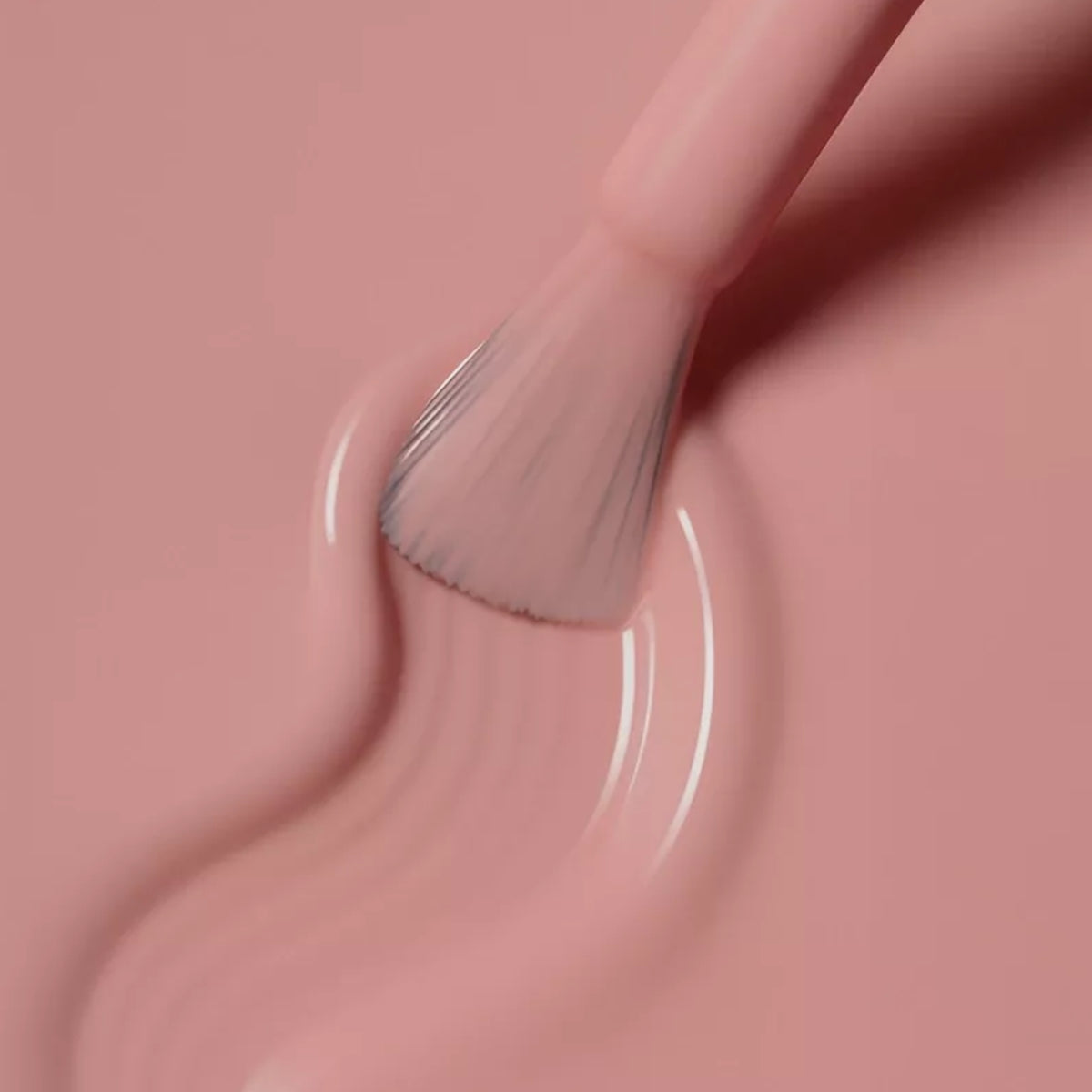 Victoria Vynn Gel Polish Mega Base Cover Natural - colour shown on manicured nails