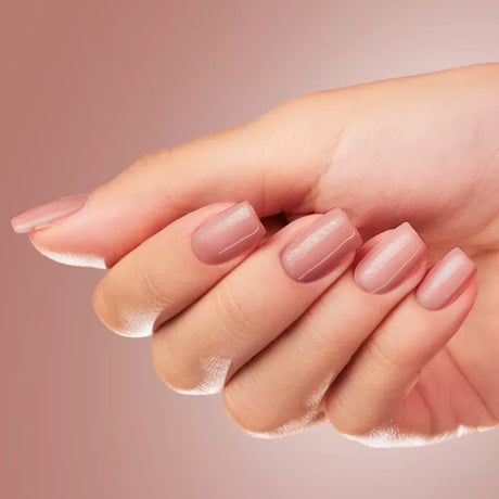 Victoria Vynn Gel Polish Mega Base Cover Tan - colour shown on manicured nails