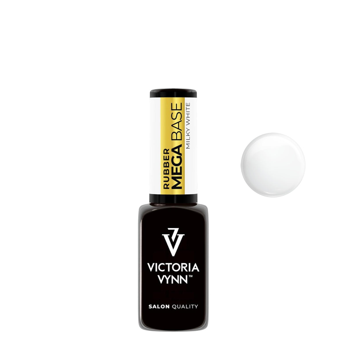 Victoria Vynn Gel Polish Mega Base Milky White - product colour shown on a white background