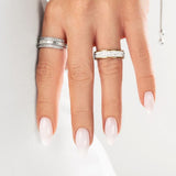 Victoria Vynn Gel Polish Mega Base Milky White - colour shown on manicured nails