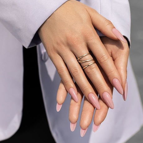 Victoria Vynn Gel Polish Mega Base Pink - shade swatches shown beside the product