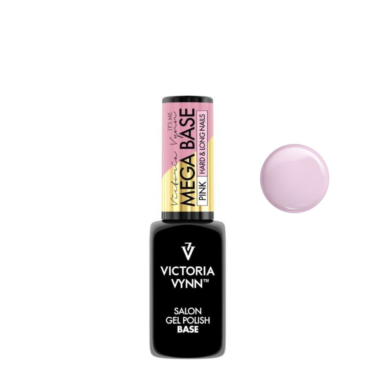 Victoria Vynn Gel Polish Mega Base Pink - product colour shown on a white background