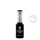 Victoria Vynn Gel Polish Silver Cat Eye Top No Wipe - product colour shown on a white background